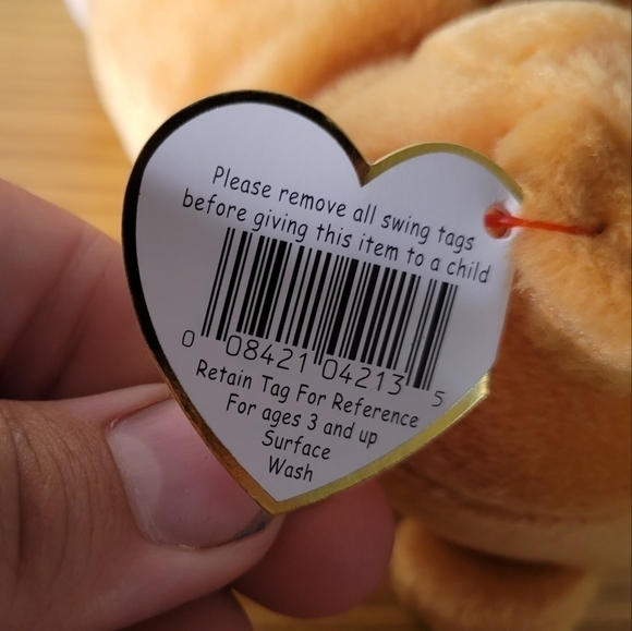 TY "Hope" the Praying Bear Retired Beanie Baby Vintage - MINT NEW WITH TAGS - Picture 8 of 10